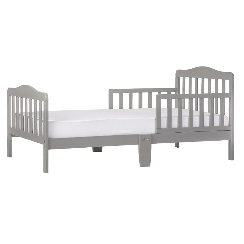 Photo 1 of Dream On Me Classic Design Toddler Bed in Cool Grey, Greenguard Gold Certified
