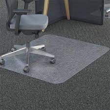 Photo 1 of Premium Clear 47 in. x 35 in. PVC Anti Slip Office Chair Mat for Low