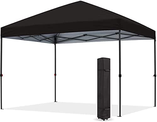 Photo 1 of ABCCANOPY Durable Easy Pop up Canopy Tent 10x10, Black
