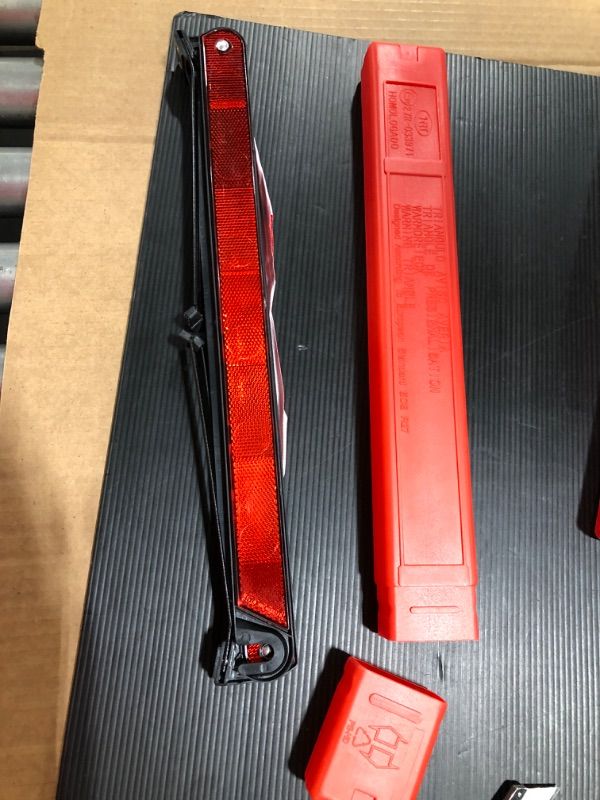 Photo 1 of  Warning Triangle Emergency Warning Triangle Roadside Safety Triangle Kit