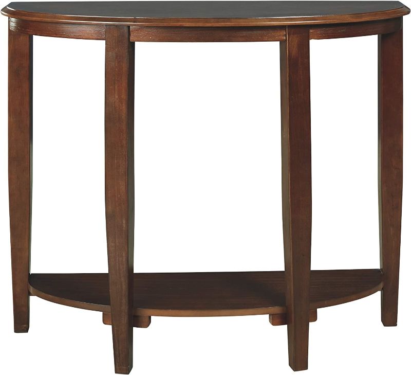 Photo 1 of Ashley Furniture Signature Design - Altonwood Console Sofa Table - Half-Moon - Casual - Brown