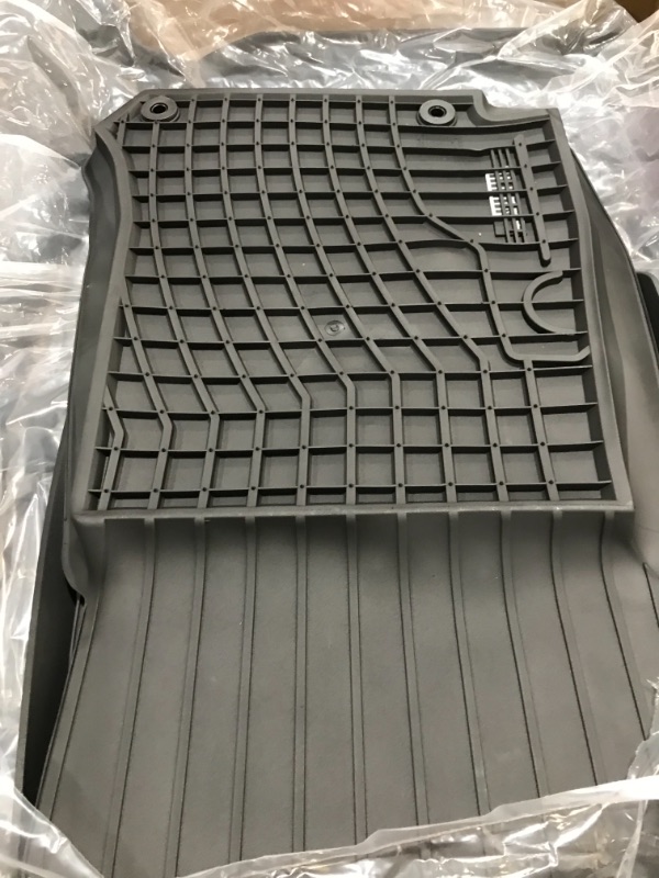 Photo 2 of 3W Floor Mats and Cargo Liner Compatible for Benz GLC Floor and Trunk 2016-2022, TPE All Weather Custom Fit Floor Liner and Cargo Mats 1st and2nd Rows Car Mats and Trunk Liner Black
