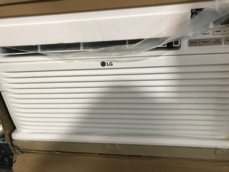 Photo 4 of LG LW1222IVSM Smart Window Air Conditioner with 12000 Cooling BTU, 550 sq. ft. Cooling Area, 310 CFM, 4 Cooling Speed, Remote Controller, 115 Volts, SmartThinQ Works with Google Assistant/Amazon Alexa, DUAL Inverter Compressor, LoDecibel Quiet Operation i