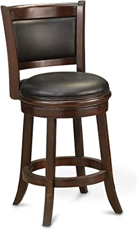 Photo 1 of Boraam Augusta Bar Height Swivel Stool, 29-Inch, Cappuccino
