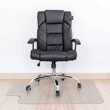Photo 1 of Kuyal Clear Chair mat for Hardwood Floor 44 x 44 inches Transparent Floor Mats Wood/Tile Protection Mat for Office & Home (44" X 44" 4)
