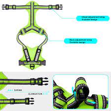 Photo 1 of Bolux in Training Dog Harness, Over The Head Dog Harness No Pull Dog Oxford Vest Reflective Breathable Adjustable Pet Halter for Large Size 