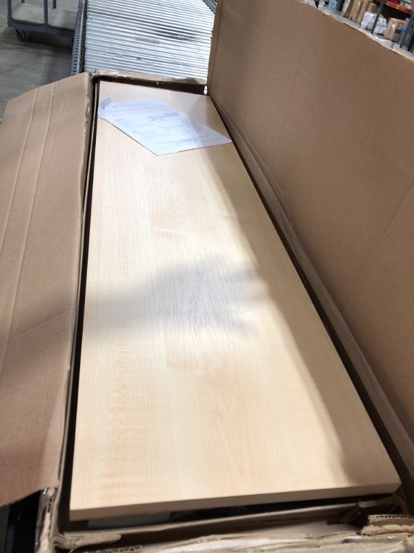 Photo 1 of Arrange A Space Arrrange a Space RCMSY Best 32" Single Shelf/Hang Rod Kit Maple Closet System
