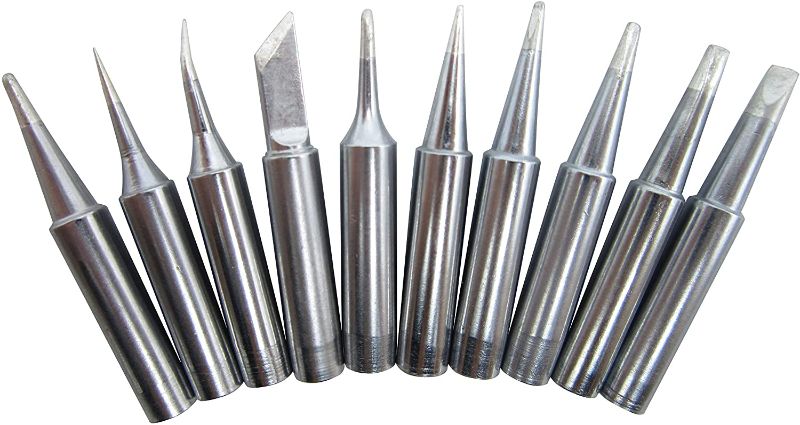 Photo 1 of 10 PCS Soldering Tips 900M for Hakko 936 937 888D 907 FX-600 Milwaukee M12SI-D Radio Shack 64-053 Yihua 936/936B x-tronics 3020/3020-XTS Baku 909 878AD zany 853d Atten Quick Aoyue Solder Iron Tip
