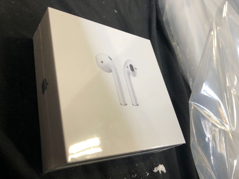 Photo 2 of Apple AirPods (2nd Generation) MV7N2AM/a with Charging Case - Stereo - Wireless - Bluetooth - Earbud - Binaural - in-ear
