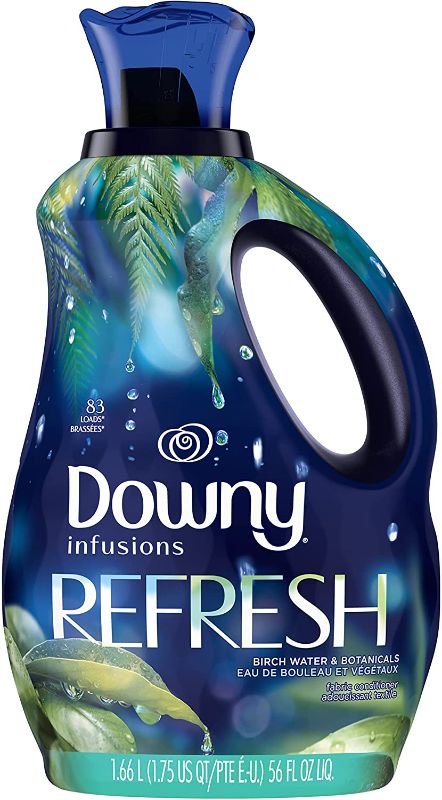 Photo 1 of Infusions Liquid Fabric Softener, Refresh, Birch Water & Botanicals, 56 fl oz
