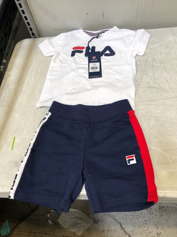 Photo 2 of Fila Heritage Toddler Boys Two (2) Piece Short Set Kids Clothes 3T
