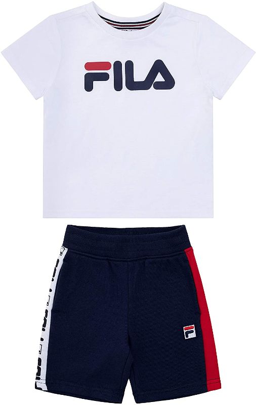 Photo 1 of Fila Heritage Toddler Boys Two (2) Piece Short Set Kids Clothes 3T
