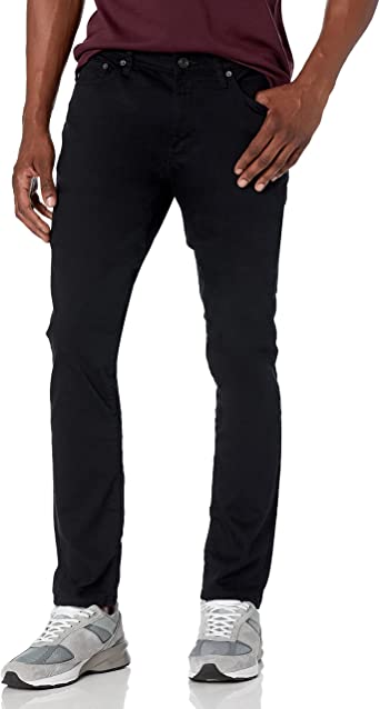 Photo 1 of Amazon Essentials Men's Skinny-fit Stretch Jean Black 31 x 29