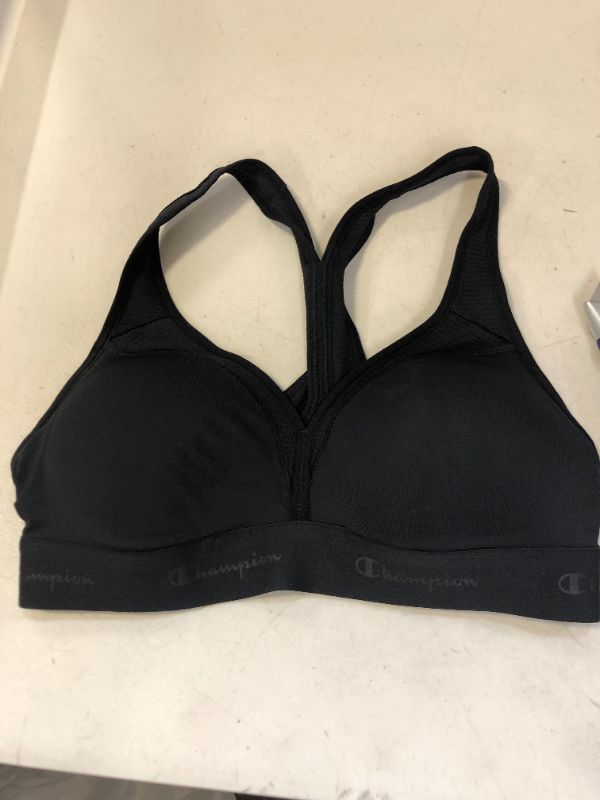 Photo 1 of BLACK CHAMPION WOMENS BRA SIZE LARGE 