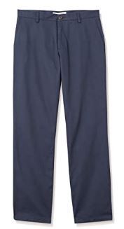 Photo 1 of Amazon Essentials Men's Classic-fit Wrinkle-Resistant Flat-Front Chino Pant 38W X 34L