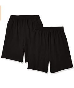 Photo 1 of Hanes Boys Jersey Short (Pack of 2) LARGE 