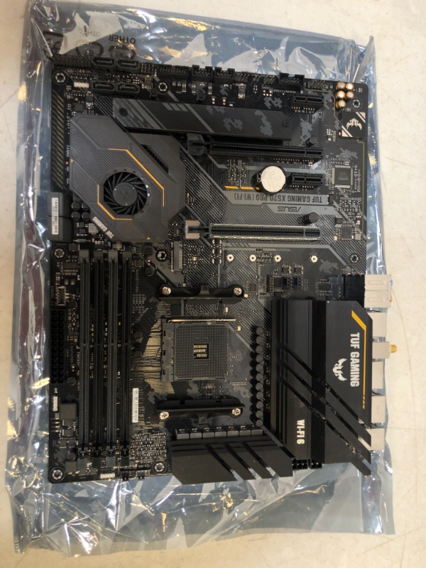 Photo 4 of ASUS TUF Gaming X570-PRO (WiFi 6) AMD AM4 (3rd Gen Ryzen ATX Gaming Motherboard (PCIe 4.0, 2.5Gb LAN, BIOS Flashback, HDMI, USB 3.2 Gen 2, Addressable Gen 2 RGB Header and Aura Sync)
