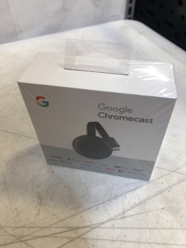 Photo 2 of Google Chromecast - Streaming Device with HDMI Cable - Stream Shows, Music, Photos, and Sports from Your Phone to Your TV
SEALED 