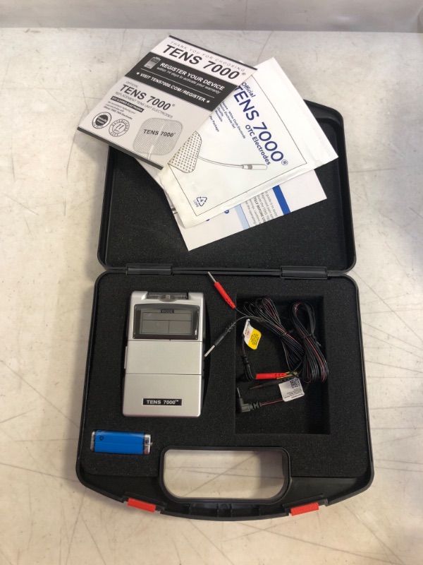 Photo 1 of TENS 7000 Digital TENS Unit with Accessories - TENS Unit Muscle Stimulator for Back Pain, General Pain Relief, Neck Pain, Muscle Pain
