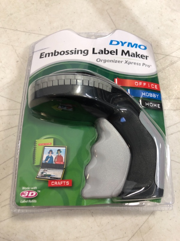 Photo 2 of DYMO Embossing Label Maker with 3 DYMO Label Tapes

