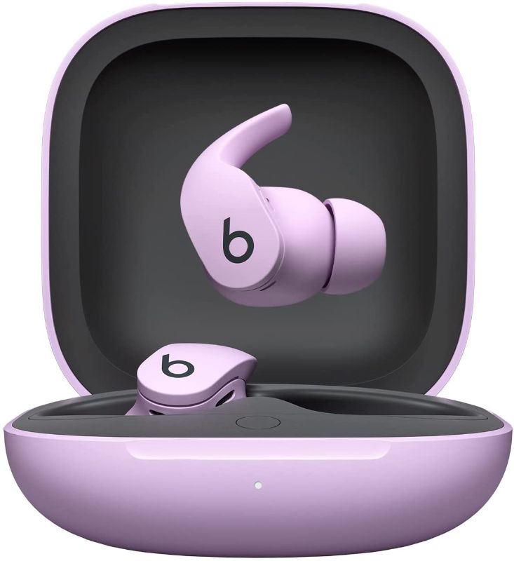 Photo 1 of Beats Fit Pro – True Wireless Noise Cancelling Earbuds – Apple H1 Headphone Chip, Compatible with Apple & Android, Class 1 Bluetooth®, Built-in Microphone, 6 Hours of Listening Time – Stone Purple
