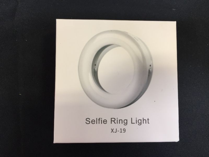 Photo 2 of Selfie Ring Light, XJ-19 Portable Camera Selfie Ring, Fill Light for Mobile Phone Makeup Live Concert, Rechargeable Micro USB 5V/1A Power Supply
