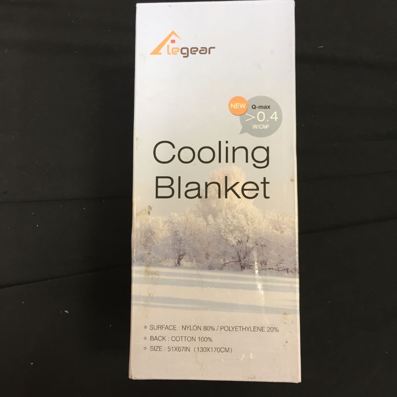 Photo 2 of Cooling Throw Blanket for Kids, Marchpower Thermoregulating Blanket Summer Keeping Cool Blanket with Japanese Arc-Chill Cooling Fiber for Baby Dog, Lightweight Cooling Blanket for Post-Workout/Travel
