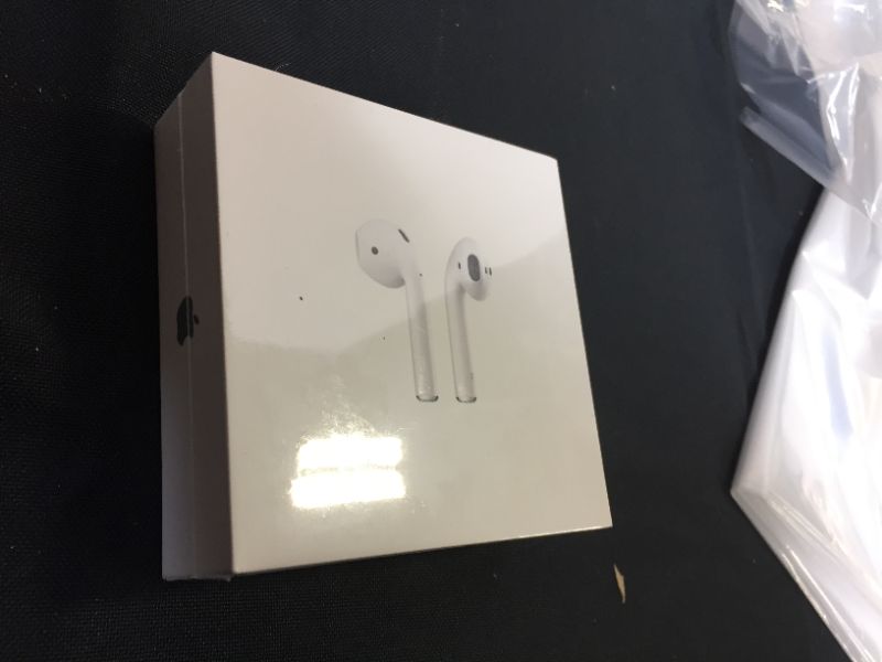 Photo 2 of Apple AirPods (2nd Generation) MV7N2AM/a with Charging Case - Stereo - Wireless - Bluetooth - Earbud - Binaural - in-ear
