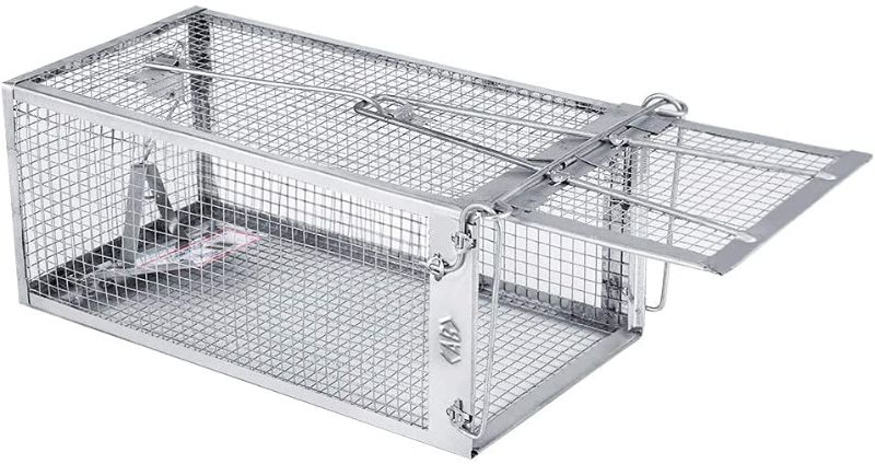 Photo 1 of AB Traps Quality Live Animal Humane Trap Catch and Release Rats Mouse Mice Rodents Cage - Voles Squirrel and Similar Sized Pets Safe and Effective | Size Small Item Dimensions LxWxH	10.5 x 5.5 x 4.5 inches
