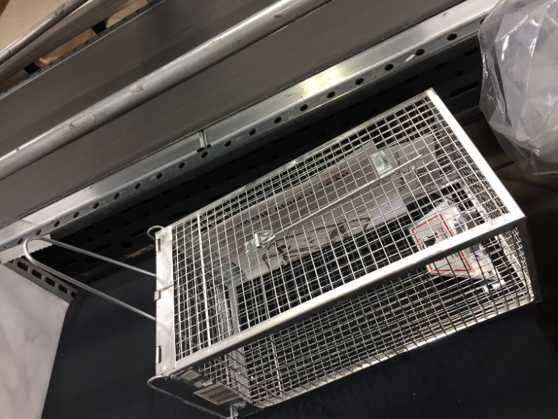 Photo 2 of AB Traps Quality Live Animal Humane Trap Catch and Release Rats Mouse Mice Rodents Cage - Voles Squirrel and Similar Sized Pets Safe and Effective | Size Small Item Dimensions LxWxH	10.5 x 5.5 x 4.5 inches
