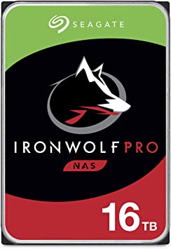 Photo 1 of Seagate IronWolf Pro 16TB NAS Internal Hard Drive HDD – CMR 3.5 Inch SATA 6GB/S 7200 RPM 256MB Cache for Raid Network Attached Storage, Data Recovery Rescue Service (ST16000NE000) --- WAS FACTORY SEALED OPENED FOR PHOTOS 
 