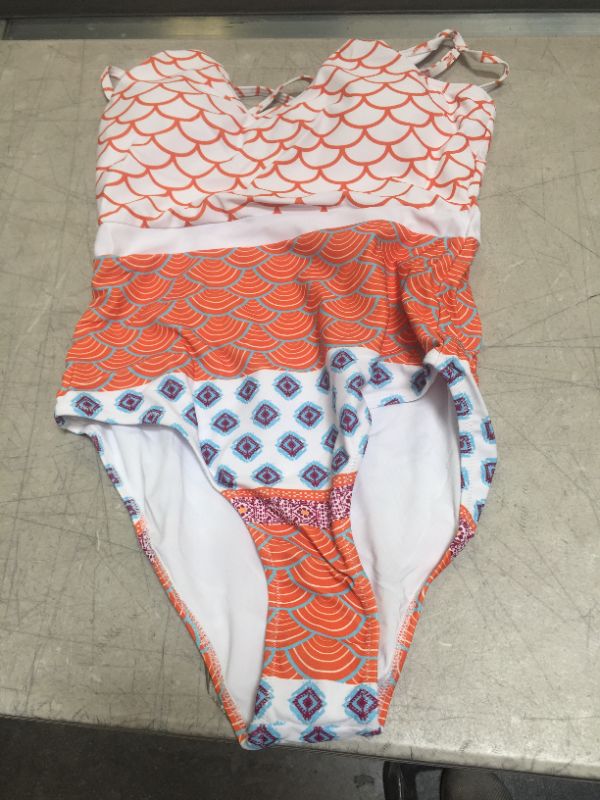 Photo 1 of CUPSHE Beautiful World Print One Piece Swimsuit---MEDIUM---
