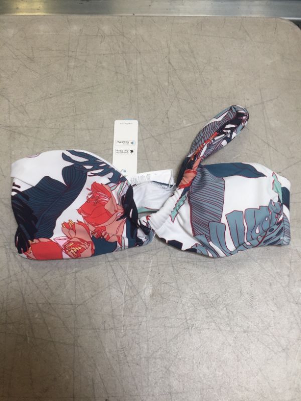 Photo 1 of CUPSHE Marie Floral One Shoulder Bikini Top--LARGE---
