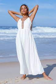 Photo 1 of CUPSHE Hana Ladder Cutout Slip Dress---MEDIUM---
