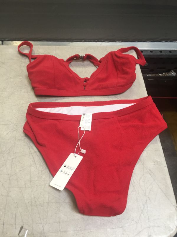 Photo 1 of CUPSHE WOMENS BATHING SUIT SET---LARGE---
