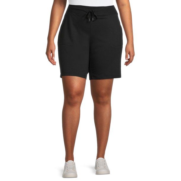 Photo 1 of Athletic Works Plus Size French Terry Bermuda Shorts---2x (2W-22W)---