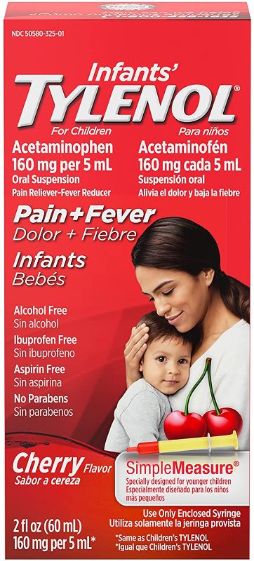 Photo 1 of 3x Infants' Tylenol Acetaminophen Liquid Medicine, Cherry, 2 fl. oz
Best Before: March 2022