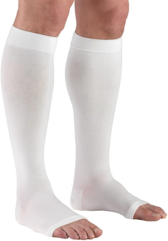 Photo 1 of Truform 20-30 mmHg Compression Stocking for Men and Women, Knee High Length, Open Toe
Size:S