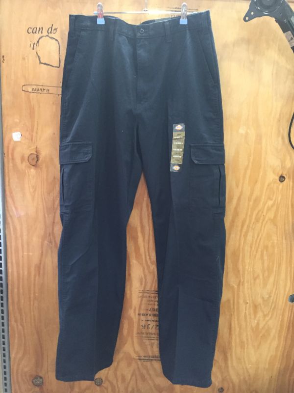 Photo 2 of Dickies Men's Loose Fit Straight Leg Cargo Pants - Dark Navy 36x34, Dark Blue