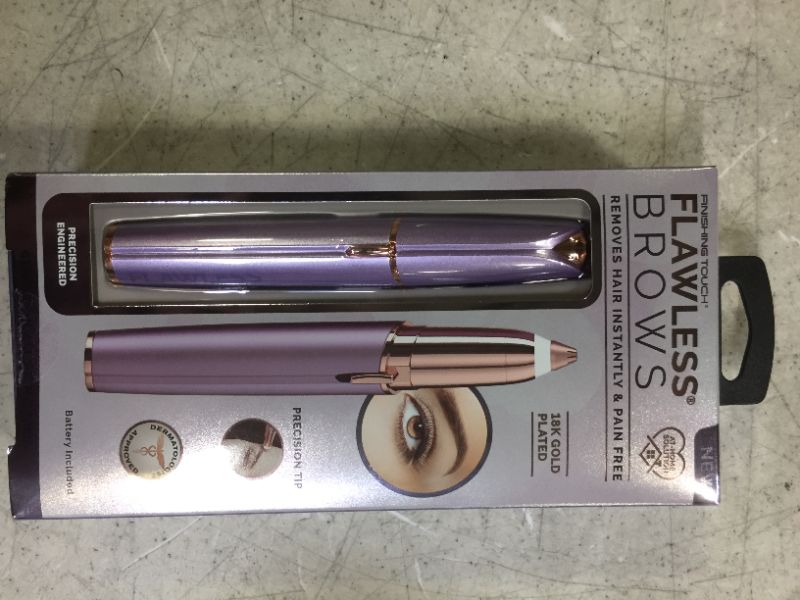 Photo 2 of  Finishing Touch Flawless Brows, Painless Precision Hair Remover, Lavender