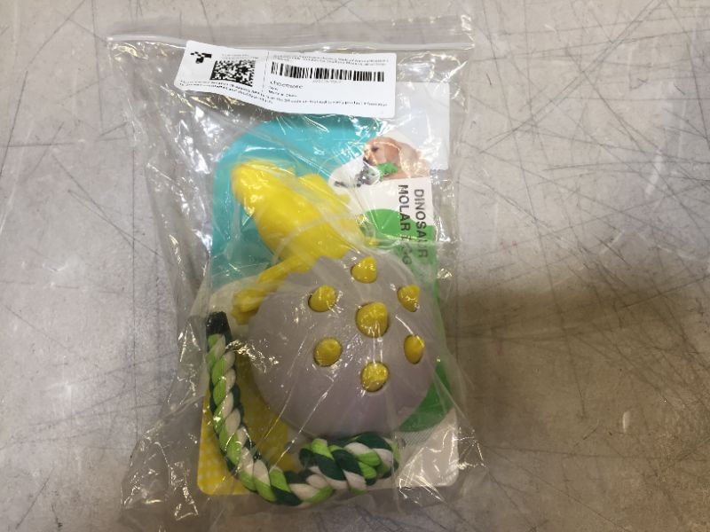 Photo 2 of Dog Toy for Aggressive chewers, Made of Natural Rubber, is Indestructible. Suitable for Small and Medium-Sized Dogs(Yellow)
