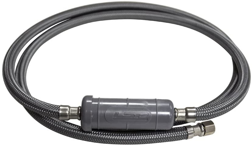 Photo 1 of Danco HammerStop Technology Ice Maker Connector Hose, Grey, 10742X
