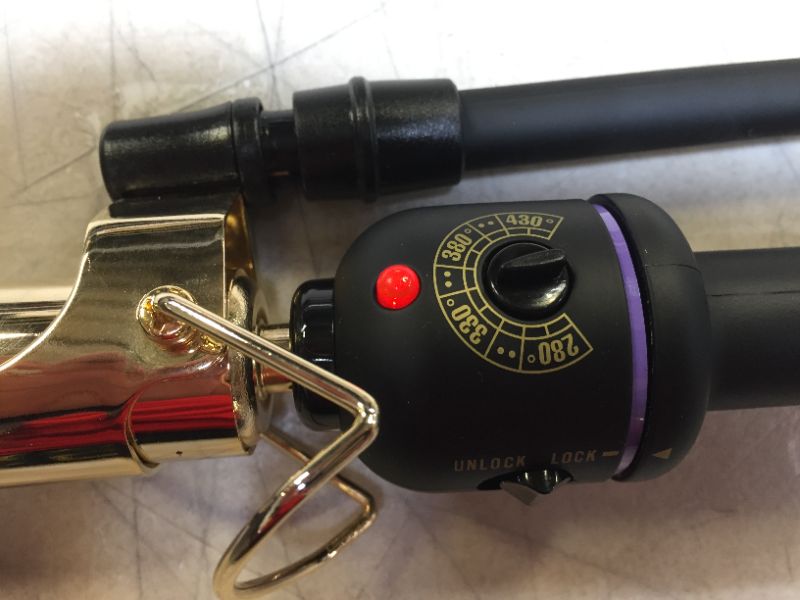 Photo 1 of HOT TOOLS Professional 24K Gold Marcel Iron/Wand for Long Lasting Results, 1 Inch
