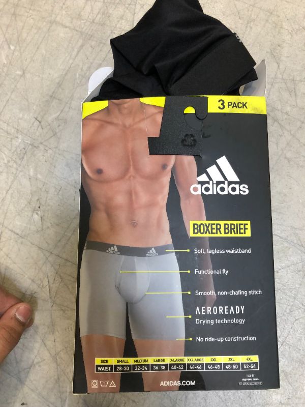 Photo 3 of adidas Men's Performance Boxer Brief Underwear (3-Pack)-------(LARGE 36-38)
