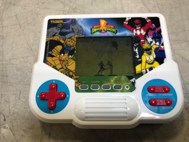 Photo 2 of Tiger Electronics Mighty Morphin Power Rangers Electronic LCD Video Game, Retro-Inspired 1-Player Handheld Game, Ages 8 and Up
