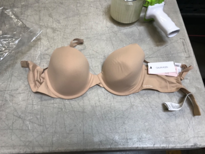 Photo 2 of Calvin Klein Women's Perfectly Fit Lightly Lined Memory Touch T-Shirt Bra (32D)