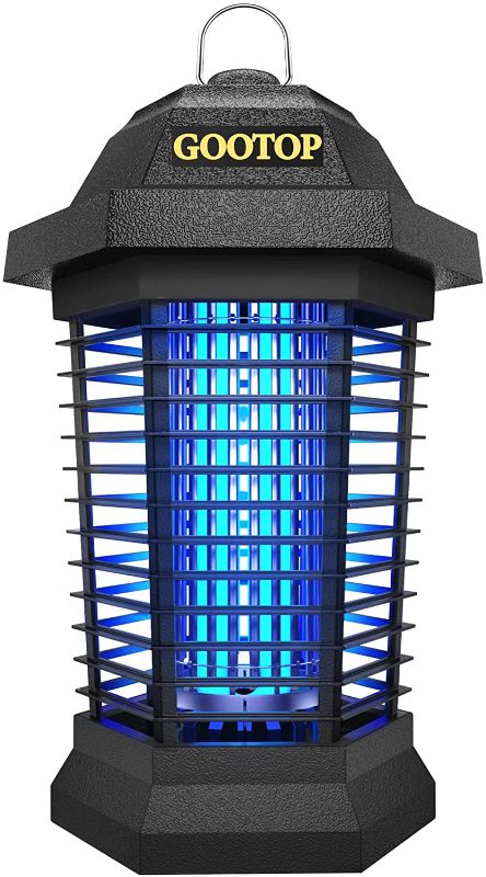 Photo 1 of GOOTOP Bug Zapper Outdoor Electric, Mosquito Zapper Outdoor, Fly Trap for Patio Insect Trap (Black)
