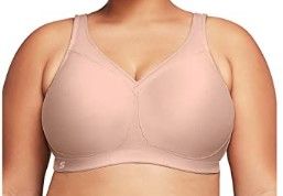 Photo 1 of Glamorise Women's Full Figure MagicLift Plus Size Seamless Wirefree Back Close Sports Bra #1006 (38DD)