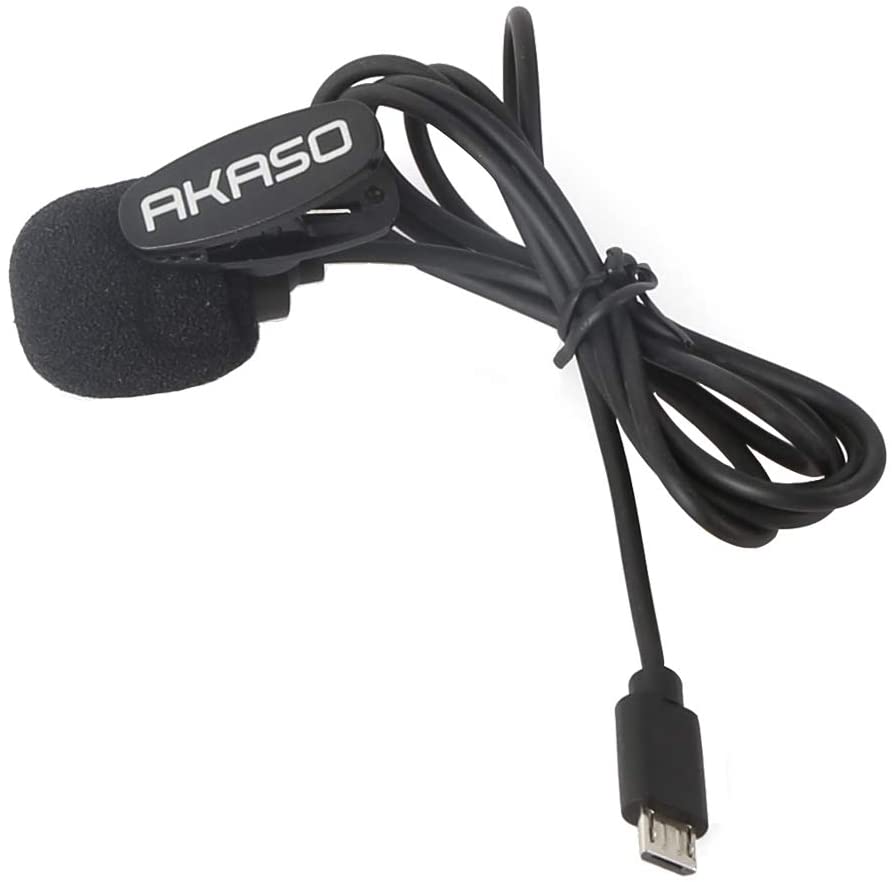 Photo 1 of AKASO V50X External Microphone for AKASO V50X and Brave 4 Pro Action Camera Only
