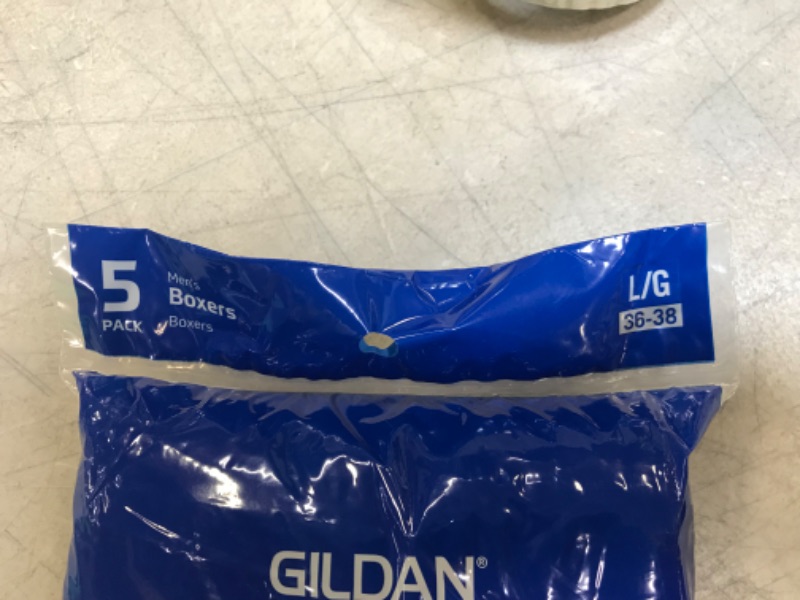 Photo 3 of Gildan Men's Woven Boxers 5 Pack (L) -- Factory Sealed